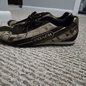 Coach Brown and Black Sneakers